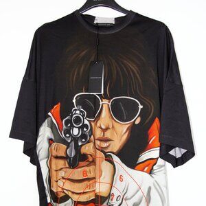 BNWT SS17 CHRISTOPHER KANE OVERSIZED FEMALE POLICE TSHIRT S